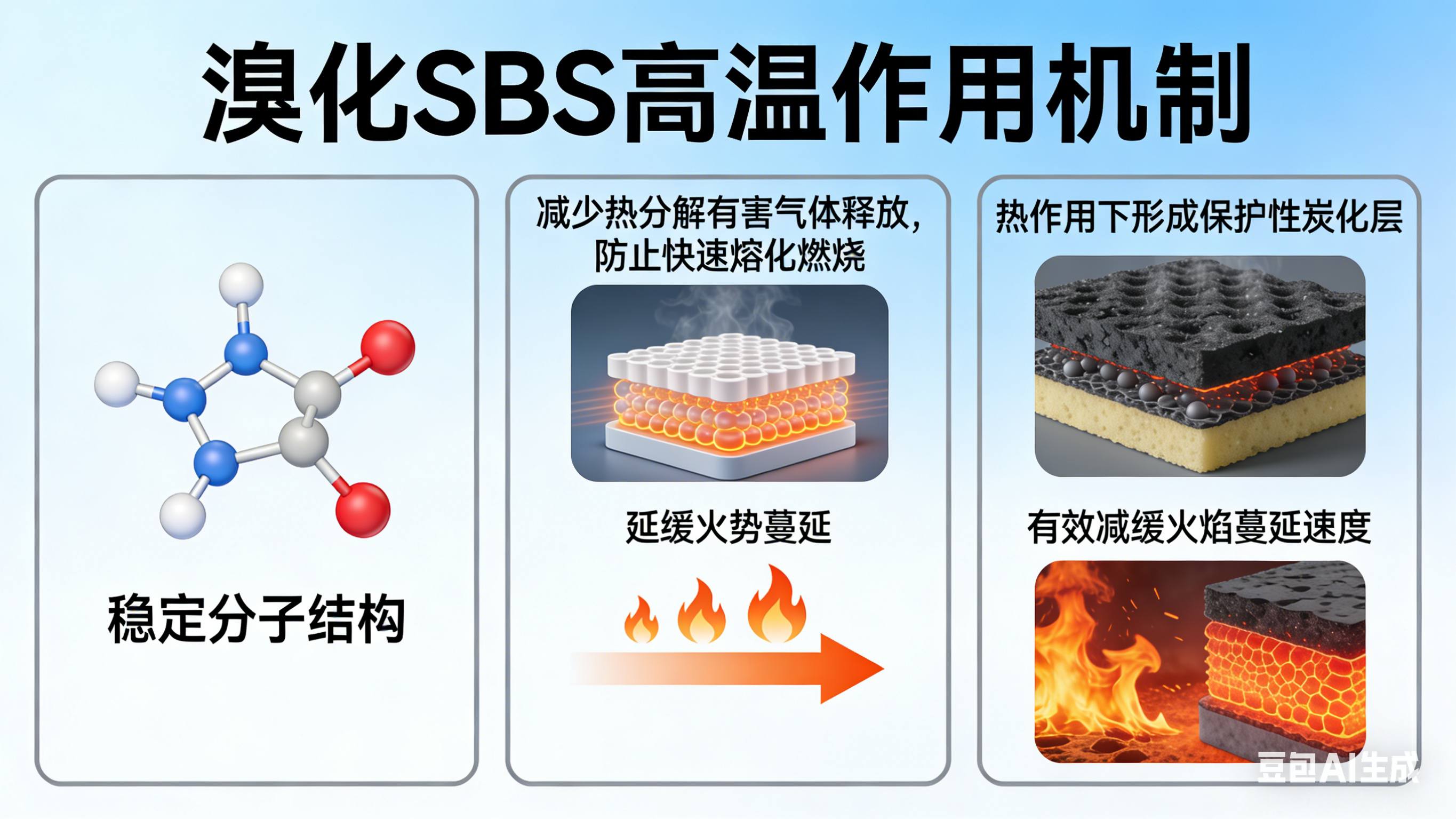 溴化SBS的高熱穩定性對EPS與XPS泡沫塑料的影響